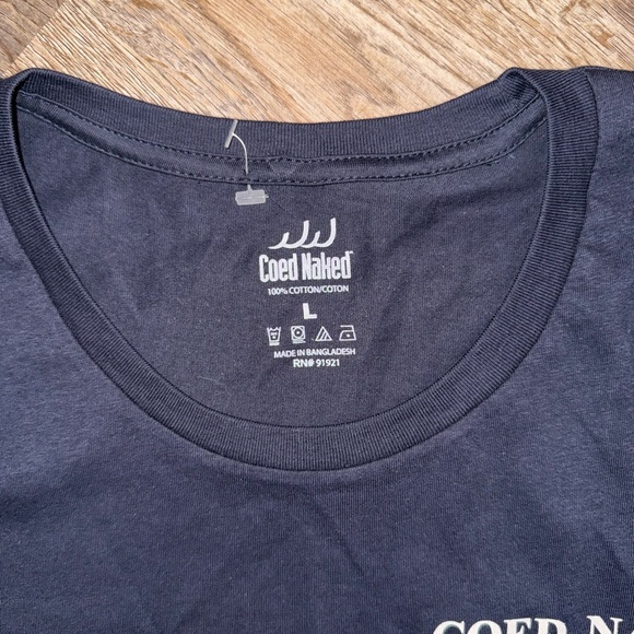 Coed Naked Funny Football Tee - Picture 5 of 5